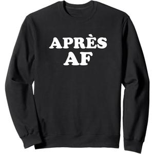 Apres AF Sweater Retro Ski Vacation Sweater Sweatshirt - Small