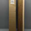 LazBlinds No Tools No Drill Cordless Bamboo Roman Shades, Light Filtering Window Treatment, Roll Up Bamboo Blinds for Windows 34'' W x 64'' H, Eastfield Teak