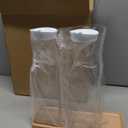 2pcs Laundry Detergent Dispensers,54OZ Laundry Soap Dispenser,Liquid Laundry Detergent Container,Fabric Softener Dispenser with Bamboo Wood Tray,Laundry Room Organizer with 2 Labels