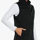 baleaf Women's Lightweight Vest Softshell Sleeveless Jacket Windproof Stand Collar with Zipper Pockets Running Hiking Golf,M