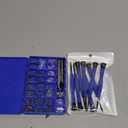 Upgrade Version Magnetic Eye Glass Repairing Kit, Eyeglass Repair Tool Kit with Compact Screw Box Include Nose Pads, Precision Screwdriver Set, Screws, Tweezer for Eyeglass, Sunglass, Spectacles Watch