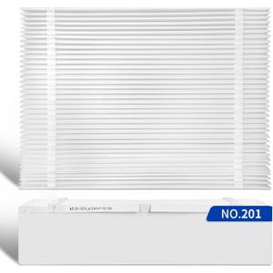 2-Pack 201 Replacement Furnace Filter Compatible with Aprilaire Space-Gard 2200,2250 Whole-House Air Purifier and X0445,MERV-10, 20x25x6 Air Filter