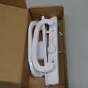 Keyed Sliding Patio Glass Door Handle Set Fits for Truth Legacy & Sash Controls P/N #2265, 45 Keyway w/o Mortise Lock, 3-15/16" Hole Centers, Non-Handed, White Diecast, B Position