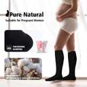 LEVSOX Cotton Compression Socks for Women&Men 20-30mmHg Knee High Cute Support Sock for Nurses Pregnancy Travel