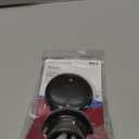 Westbrass R93-2-62 1-1/2" Coarse Thread Tip-Toe Bathtub Drain Trim Set with 2-Hole Overflow Faceplate, Matte Black