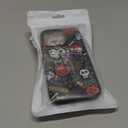 XIMIZU Case for iPhone 15 Halloween Ghost Pumpkin Design,Black Matte Soft Slim Fit TPU Anti-Scratch Shockproof Protective Cover Phone Case for iPhone 15, Pack of 2