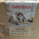 BabyBjörn Bouncer Balance Soft, Cotton/Jersey, Beige/Gray 2-in-1 Adjustable Baby Bouncer Seat and Toddler Chair, Newborn to Toddler (8-29 lbs), 4 Positions, Lightweight & Portable