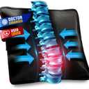 AJUVIA Back Vitalizer Lumbar Support Pillow | 4000+ Doctor Trusted Ergonomic Pillow Support for Office Chair, Home & Car | 3 Second Pain Relief, Better Posture, Sciatica & Lower Back Relief