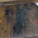 Mini Floor Standing Coffee Bar Shelf,3-Tier Small Coffee Table, Corner Farmhouse Coffee Bar Cabinet Dining Room, Living Room-Capsules, Coffee Maker(Brown+Black)