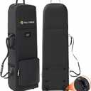 Soft-Sided Golf Travel Bag for Airlines with Wheels, Golf Travel Case, Heavy Duty Oxford Wear-Resistant, Excellent Zipper Universal Size