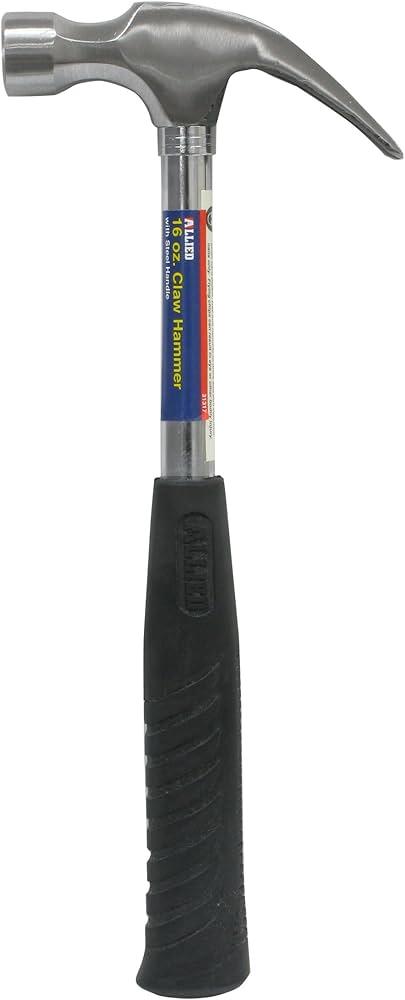 Allied Tools 31317 16-Ounce Claw Hammer with Steel Handle