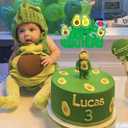 3 x Avocado Birthday Party Decorations Supplies Glitter Avocado Cake Topper Let's Avocado for Avocado Baby Shower Birthday Party Supplies