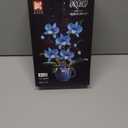 Blue Orchid Flower Building Set for Adults, Coffee Cup Orchid Botanical Collection Plant Building Kit, Home and Office Decor Gift for Christmas Day, Valentines, Birthday 567pcs