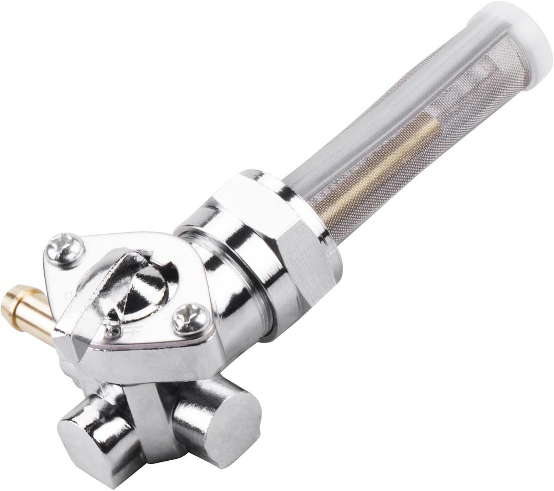 Gas Tank Fuel Valve Petcock Switch Compatible with Harley Dyna Fatboy Heritage Softail Springer Sport Glide Sportster 883 1000 Super Glide Low Rider By OTOHANS AUTOMOTIVE