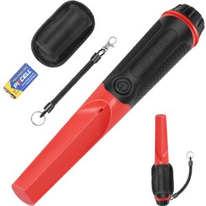 Metal Detector Pinpointer, for Adults & Kids, Professional Waterproof, IP68 Fully Waterproof Handheld Metal Detector Wand with 360 Detection,LED Indicator,3 Modes