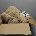 Electric Heated Blanket Full Size 72"84" with 9 Heating Levels & 1-10Hs Auto Off Double Sided Plush Sherpa, Energy Efficient, Machine Washable, for Couch & Bed, Light Brown