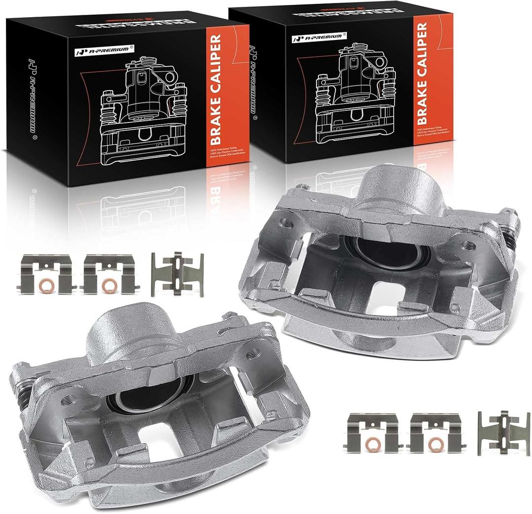 A-Premium Front Disc Brake Caliper Assembly with Bracket Compatible with Select Isuzu, Acura and Honda Models - CL 1997-1999, Integra/CR-V 1997-2001, Accord 1991-1997, TL, Odyssey, Prelude, Oasis