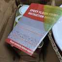 4 Gallon Epoxy Floor Paint kit (Medium gray,High-gloss,800 sq.ft) -100% solids| 6H hardness|20-year durability| Compatible with decorative color flakes,Concrete coating for Garages,Basements, Wall, 512 Fl Oz