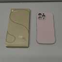 SuydanBox Magnetic for iPhone 16 Pro Max Case, [Full Camera Protection][Compatible with MagSafe] Cute Wave Frame Silicone Shockproof Protective Phone Case for iPhone 16 Pro Max 6.9", Hazel