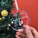 2 x First Time Grandparents Gifts - Christmas Ornaments, Baby Pregnancy Announcement, New Grandma Gift Ideas - Baby Announcements (2024)