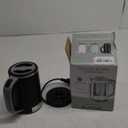 Sekaer Small Electric Tea Kettle Stainless Steel 0.8L Portable Travel Hot Water Boiler, Mini Electric Coffee Kettle with Auto Shut-Off & Boil Dry Protection, Cordless Base & LED Indicator (Black)