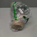 Artificial Mini Christmas Tree for Desk Tabletop Christmas Tree with Decoration Ornament Counter Centerpiece Mantel Shelf Home Decor Silver (Without Light)