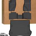 G-PLUS Floor Mats for Toyota 4Runner 2013-2024 & Fit Lexus GX460 2014-2023(Only for 5 Seats),All Weather TPE Custom Fit Floor Liner 1st & 2nd Row Heavy Duty Car Mats