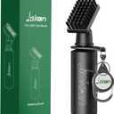 Jiskan Pro Golf Club Brush Cleaner with Retainer Clip and Squeeze Water Bottle 7.5 Inches Holds 4 Ounces of Water, Essentials Golf Accessories for Men, Best Golf Gifts for Men