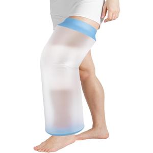 Waterproof Knee Cover for Shower After Surgery, Knee Cover Cover Protector for Showering After Surgery for Knee Surgery Recovery Replacement Bandages Wounds Braces, Reusable
