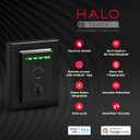 Kwikset Halo Touch Fingerprint Wi-Fi Smart Lock, Keyless Entry Door Deadbolt, Geofence Auto-Unlock, Grade AAA Certified, No Hub Required Easy Install, Matte Black 