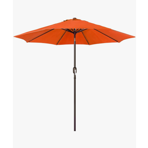 Blissun 9' Outdoor Patio Umbrella, Outdoor Table Umbrella, Yard Umbrella, Market Umbrella with 8 Sturdy Ribs, Push Button Tilt and Crank