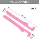 IHOTDER 2PCS Car Seat Gap Filler,Super Flexible Car Side Seat Gap Filler Car interior Accessories,Universal CCar Organizer Between Seats for Tightly Filling Seat Gaps (Pink)