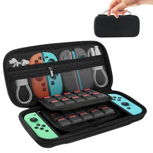 Turquvix Large Capacity Carrying Case for Nintendo Switch 2 (2025) - 3 in 1 Accessories Bundle with 2 Screen Protectors