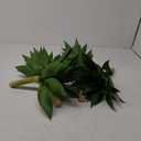 GnFlus Artificial Agave Succulent Plants, 18 Inch Faux Succulents Stems Fake Plant for Home Office Garden Yard Indoor Outdoor Decor, 4 Pack