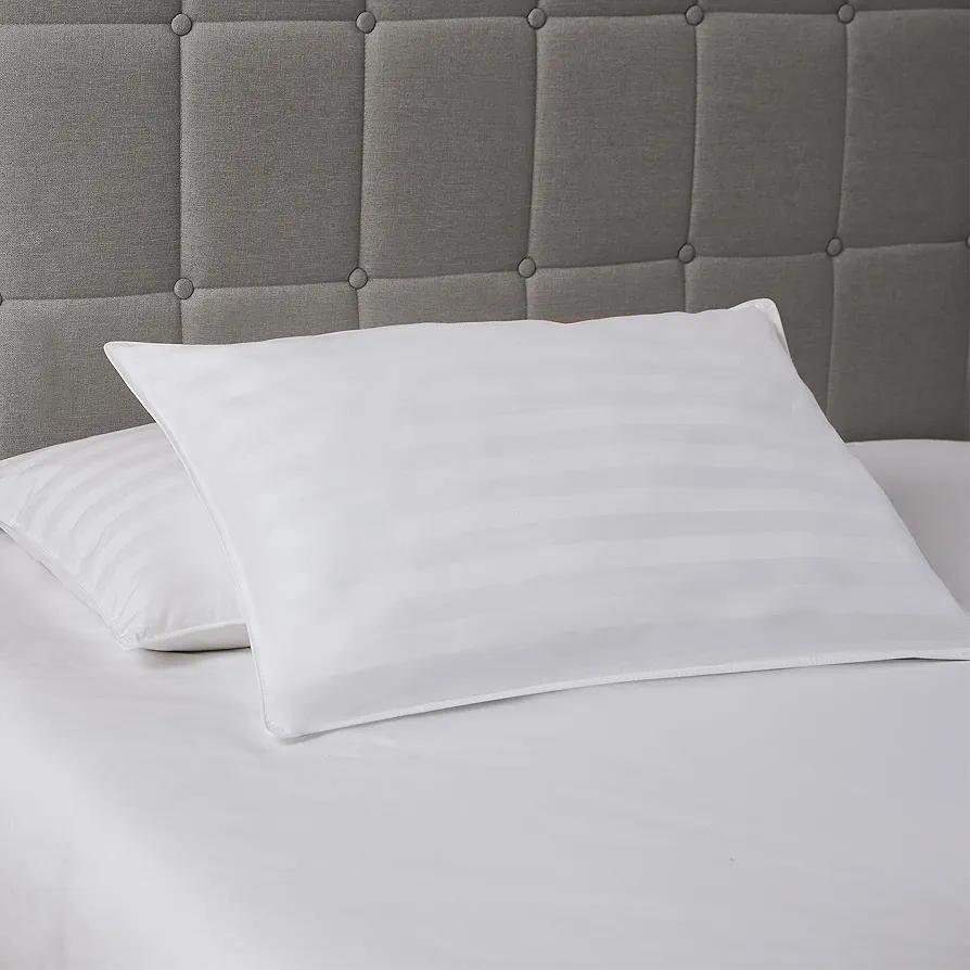 DOWNLITE Extra Soft Hypoallergenic Down Alternative Bed Pillow - Stomach Sleeper Pillow (Standard/Queen)