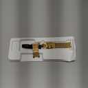 Metal Band Compatible with iWatch 42mm(Series10) 38mm 40mm 41mm, Stainless Steel Bands for iWatch Series 9 8 7 6 5 4 3 2 1 SE Women (Gold)