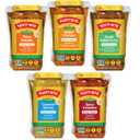 Tasty Bite Sauces Variety, Pack of 5, Butter Chicken, Tikka Masala, Coconut Korma, Spicy Vindaloo, South Indian Curry (EXP 04/30/27)