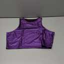 SOLY HUX Women's Metallic Crop Tank Top Crew Neck Sleeveless Slim Fit Party Club Tops (Large)