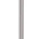 Gatco 1435SN Freestanding Toilet Paper Holder, 23.68” H, Satin Nickel Toilet Tissue Roll Holder Stand With Weighted and Padded Base For Bathroom