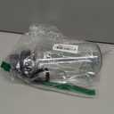 Fanhaw 32 oz Clear Water Bottle with Fast-Flow Spout Lid, BPA-Free Tritan, Wide Mouth, Leakproof, Reusable Bottle for Gym, School, Office, Travel (Clear&Black)