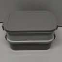 Adults Bento Box with Insulated Lunch Bag, 74oz Capacity 3 Stackable Leak-Proof Bento Box Built-In Utensil and Sauce, PFAS & BPA-Free, Microwave & Dishwasher Safe (Dusk Gray)