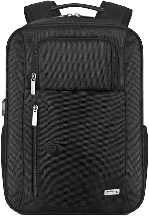 CODi Magna 17.3" Laptop Backpack  TSA-Friendly, Anti-Theft, USB Charging Port, Padded Laptop & Tablet Compartments, Water-Resistant Business Travel Bag