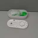 2026 Upgraded Paint Brush Cleaner: Art Supplies for Kids&Adults, Paint Station for Kids, Portable Water Circulation Paint Brush Washer Tool for Artists, Easter Birthday Gifts for Kids&Adults (White Green)