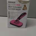 Swihauk Self Cleaning Slicker Brush for Dogs & Cats - Skin Friendly Grooming, Deshedding, Hair Removal for Puppies & Long/Short Haired Pets, Pet Supplies Accessory, Pink