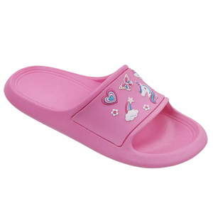 Elli by Capelli Girls' Unicorn Pillow Slides 1.5