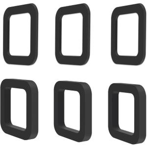 6 Pack - Multiple Size Combination 2.5 Inch Hitch Receiver Silencer Pad Effectively Reduce The Noise Disturbance- Compatible with Most 2.5 Inch Trailer Hitch Receiver