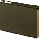 Pendaflex SureHook Extra Capacity Reinforced Hanging Folders, Letter Size, Standard Green, 20 per Box (6152X2)