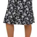 beroy Women Plus Size Skorts Skirts Knee Length Running Skirts for Women with Pockets (Black, XXXL)