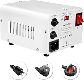 Yinleader 110V to 220V OR 220V to 110V Voltage Converter Step Up/Down Transformer 800W with US/UK/EU Power Cords