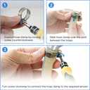 TICONN 40PCS Hose Clamp Set - 1/4''1-1/8'' 304 Stainless Steel Worm Gear Hose Clamps for Pipe, Intercooler, Plumbing, Tube and Fuel Line